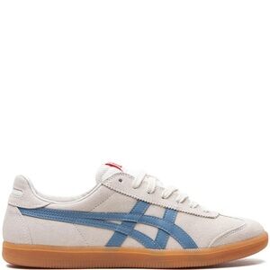 NWT Onitsuka Tiger Tokuten Sneakers Cream/Gray and Blue Gum Sole size 6.5 M/ 8 W